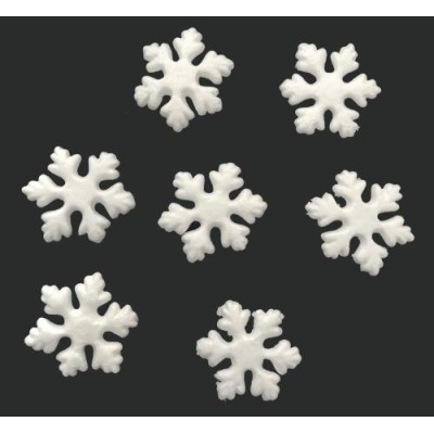 300 Mini Flocons De Neige Métal Pailletés 5 Mm - Décoration Noël, Bricolage, Scrapbooking, Festif