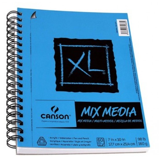 Cahier XL Mix-Media : 7x10"