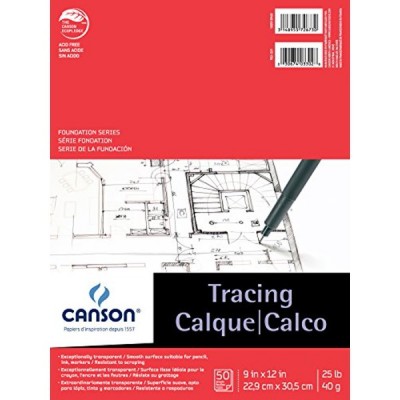 Papier Calque Canson : 9x12"