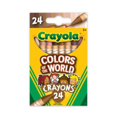 Crayons de Cire Crayola : Couleurs Multiculturelles\24