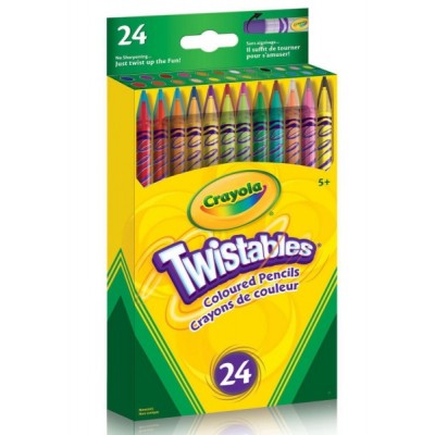 Ensemble de Crayons de Couleur Twist Crayola : 24