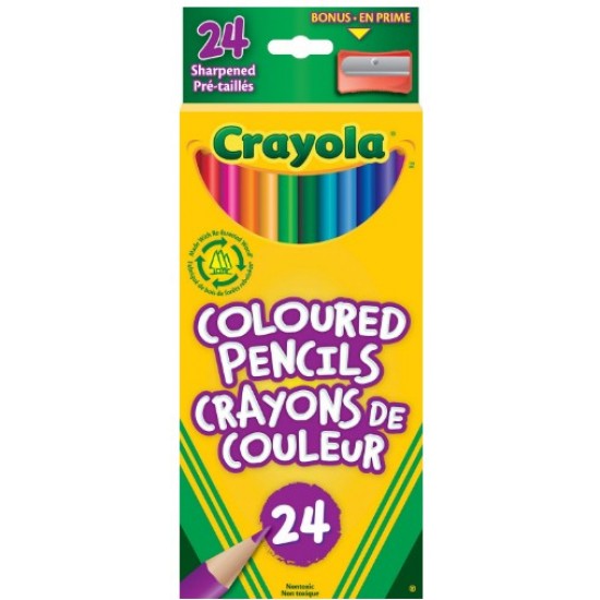 Ensemble de Crayons de Couleur en Bois Crayola: 24