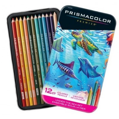 Ensemble 12 Crayons Prismacolor - Sous La Mer 