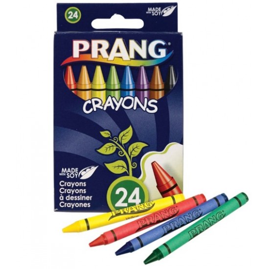 Ensemble de Crayons de Cire Prang : 24