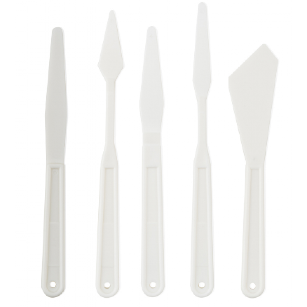 CYH Ensemble de spatule de peintre avec manche en plastique, grattoir de  couteau de | bol