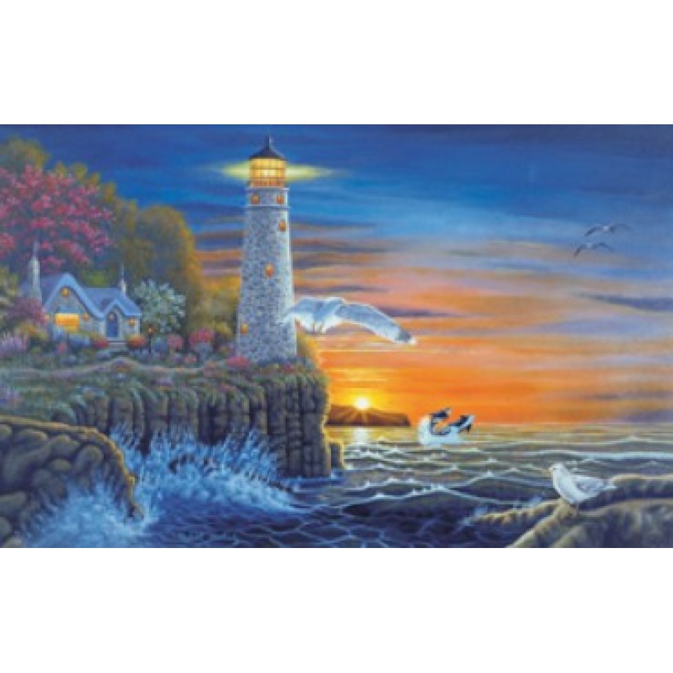 Royal & Langnickel Peinture D'après Les Chiffres Phare Le Long De L'Eau - Kit Loisir Créatif Adulte Large