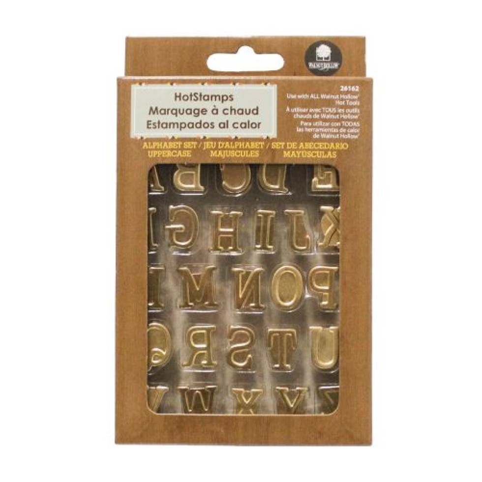 Broche Lettres Majuscules En Relief Ajouré - Métal Doré - Occasion - Marque Générique
