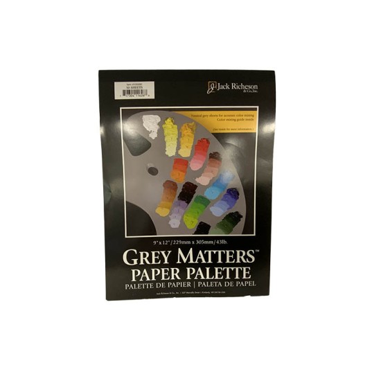 Papier Palette Jack Richeson Gris - 50 Pages 9x12 