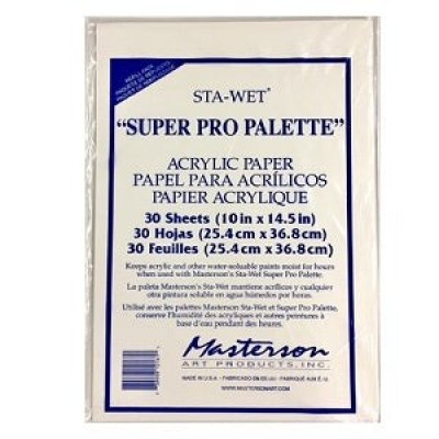 Papier pour Palette Masterson 10x14.5'' / 30 feuilles