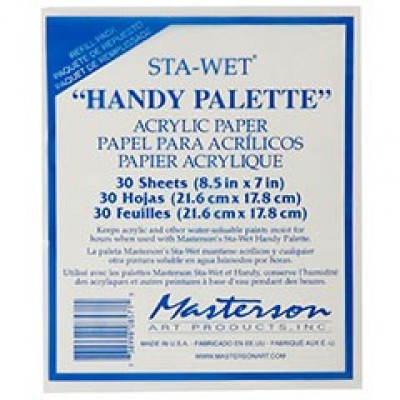 Papier pour Palette Masterson 7x8'' / 30 feuilles