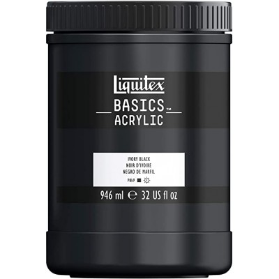 Acryliques Liquitex Basics NOIR - 946ml