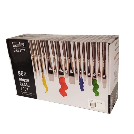 Pinceaux Liquitex Basics- Ens. de Classe : assortis/96 Pinceaux Liquitex Basics- Ens. de Classe : assortis/96