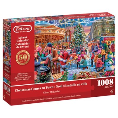 Calendrier de l'Avent Falcon : Noël s'Installe en Ville\24 x 42mcx