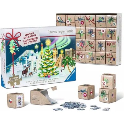 Calendrier de l'Avent Ravensburger : Noël Autour du Monde\24 x 54mcx