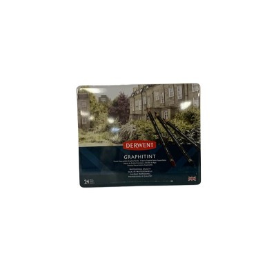 Crayons Aquarelle Derwent Graphitint : Boite de 24