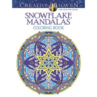 Livre à Colorier : Creative Haven - Mandalas Flocons de Neige