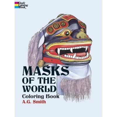 Livre à Colorier : Masques du Monde