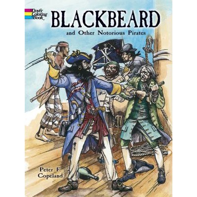Livre à Colorier : Barbe Noire et Autres Pirates