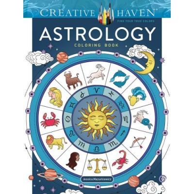 Livre à Colorier : Creative Haven - Astrologie