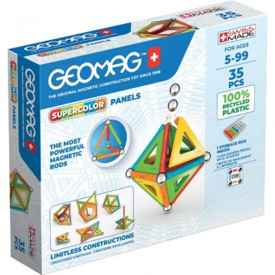 Geomag : Panels Supercolor / 35 pièces
