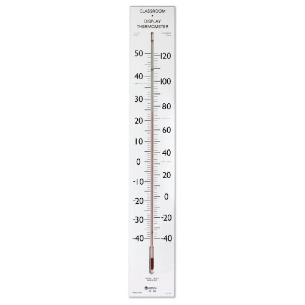 Thermomètre Géant 76 cm, à l'échelle du monde