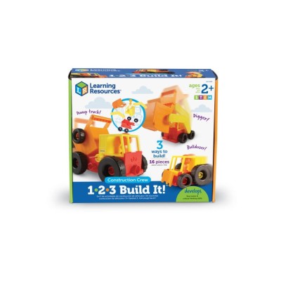 Jouets de camion de bâtiment éducatif STEM pour garçons et filles 4 dans 1 ensemble de