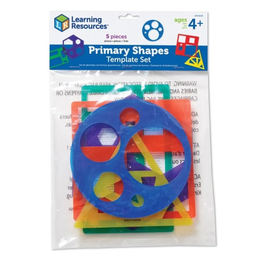 sachet formes géométriques en plastique
