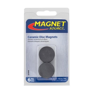 Aimants Puissants 19mm X 25mm | Pack De 2 | Noir | Haute Puissance Pour Bricolage, Atelier