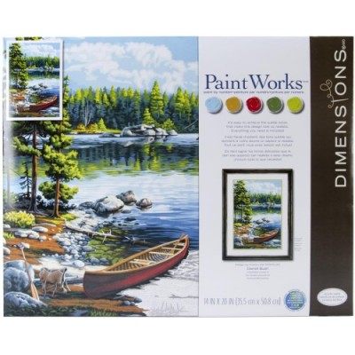 Dimensions paintsworks Peinture par numéros Mothers Pride Peinture Acrylique Set 