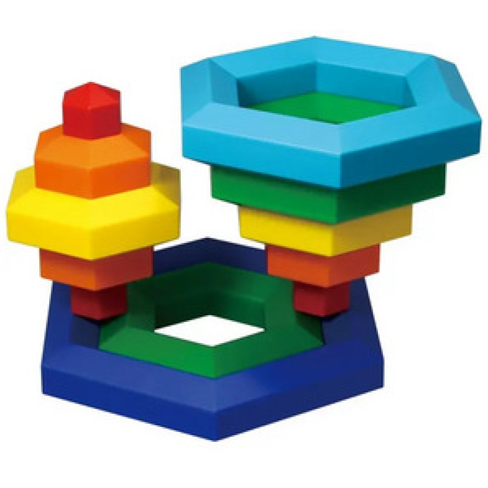 Hexacus Hexacus, Jeu de Construction et Empilage, 12 morceaux, 2 ans +, à l ...