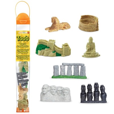 Tube de Figurines : Monuments Historiques/7 pièces