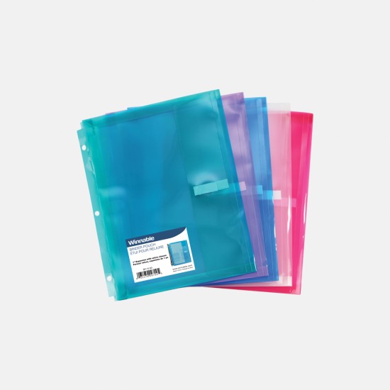 Enveloppe de Plastique : Format Lettre (Option de Couleur)