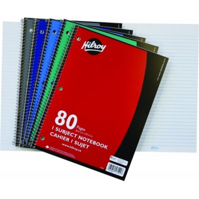 Cahier Spirale Hilroy 80 pages