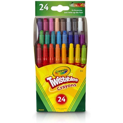 Ensemble de Crayons de Cire Twist: 24