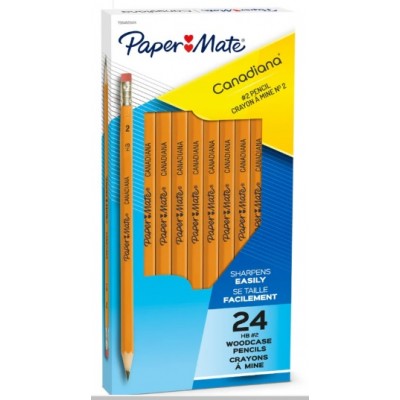 Crayons à Mine #2HB Canadiana de Paper Mate/ 24