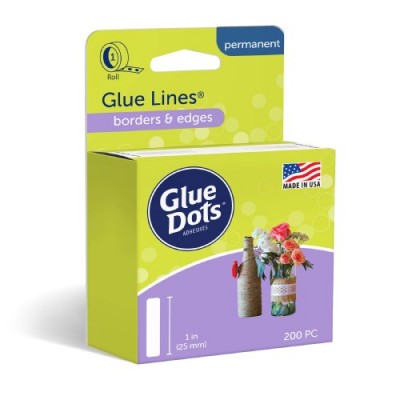 Glue Dots : Lignes de Colles 2.5cm/200 pièces