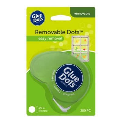 Glue Dots : Distributeur/200 pièces x 1 cm Repositionnables 