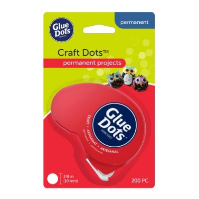 Glue Dots : Distributeur pour Loisirs Créatifs /200 pièces x 1cm