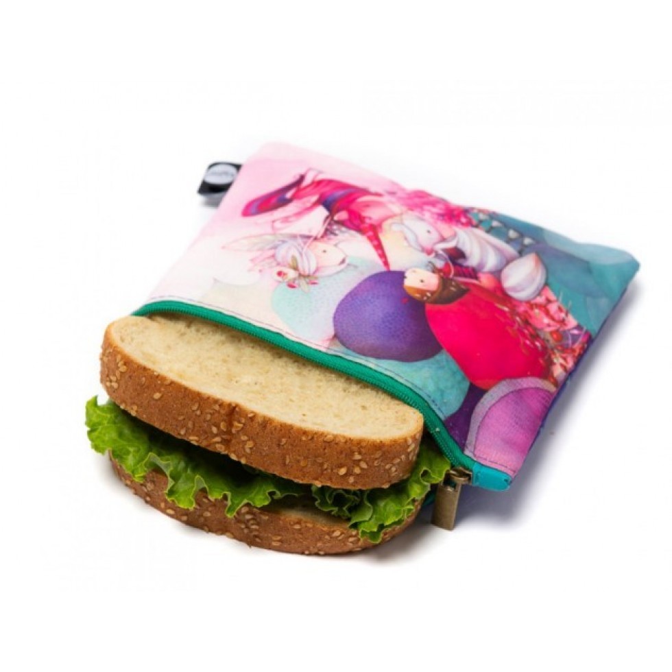 BROODNODIG® - Sac à sandwich réutilisable - fabriqué à partir de