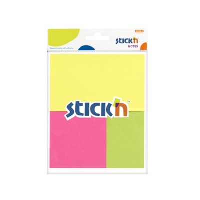 Notes Adhésives Repositionnables Stick'n - 3 formats\ 150 feuilles