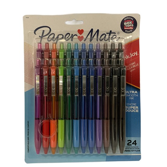 Stylos Bille InkJoy 300RT 1mm - Ens. 24 Couleurs
