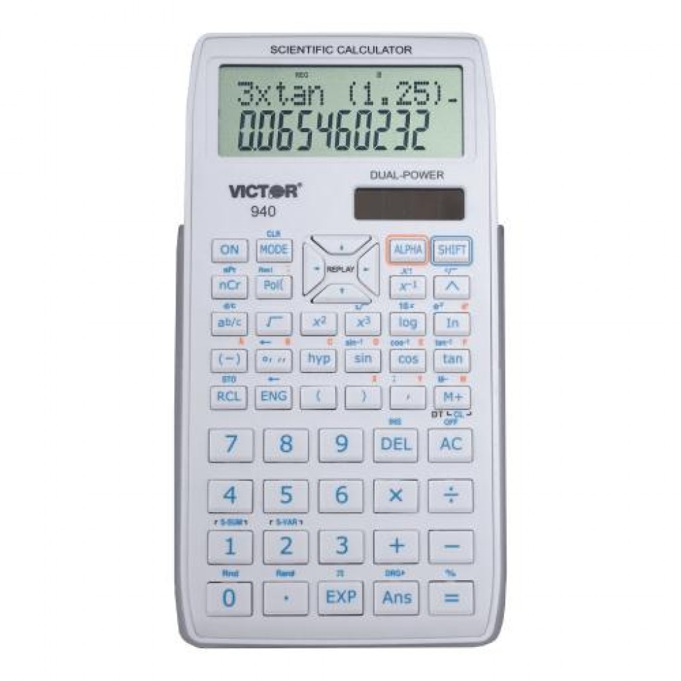 Calculatrice Scientifique 401Funtions, Solaire et Batterie