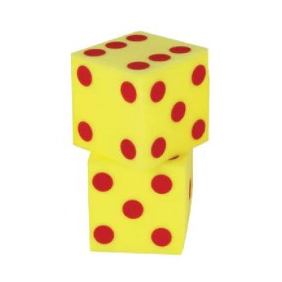 Jeu de Dés Blancs à Six Faces ESTINK - 20 Pièces en Plastique pour Jeux