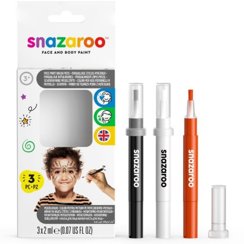 Crayons-Pinceaux de Maquillage Snazaroo : Halloween\3, à l'échelle