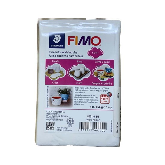 Fimo Soft Blanc - 454gr