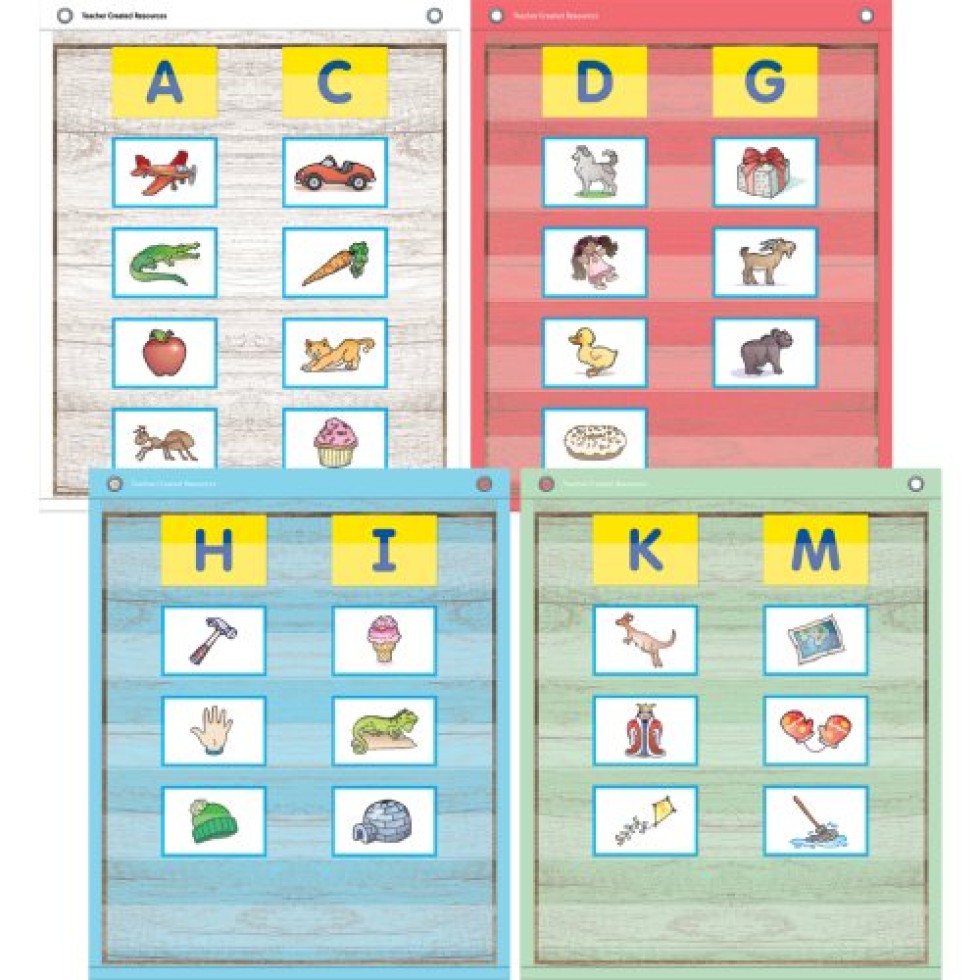 Learning Resources Pochettes De Rangement Magnétiques Lot De 4 - Outils Pédagogiques Pour Tableau