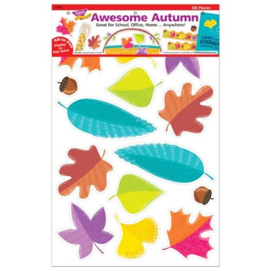 Décoration Murale Cartonnée : Awesome Autumn/69 pièces Décoration Murale Cartonnée : Awesome Autumn/69 pièces