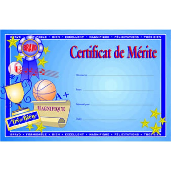 Certificats : Certificat de Mérite/32